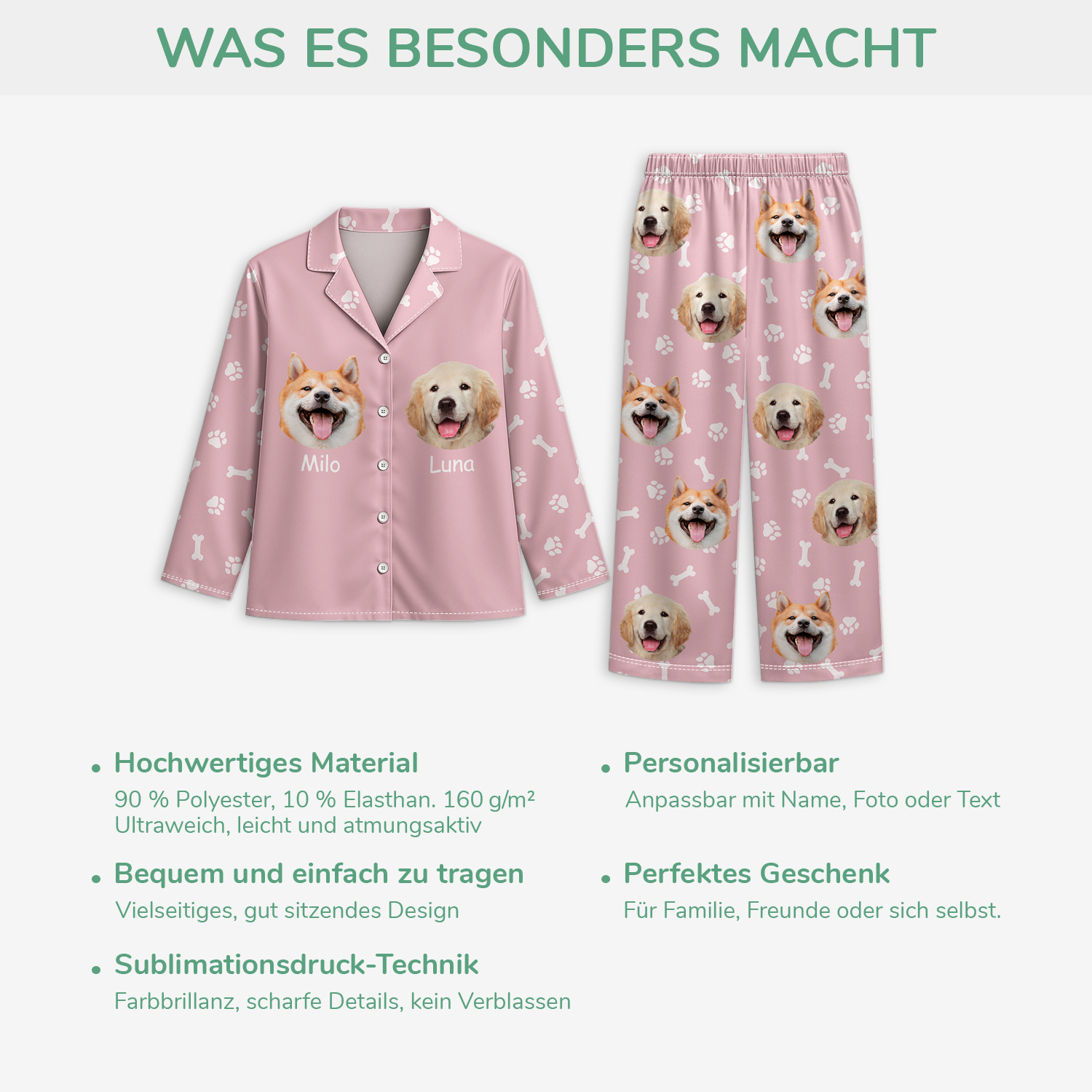 8714VGE5 hund pfoten personalisierte geschenke foto  schlafanzug 8714vakzc_8dfb09e6 0eb2 4ef5 b566 e0e424632a77