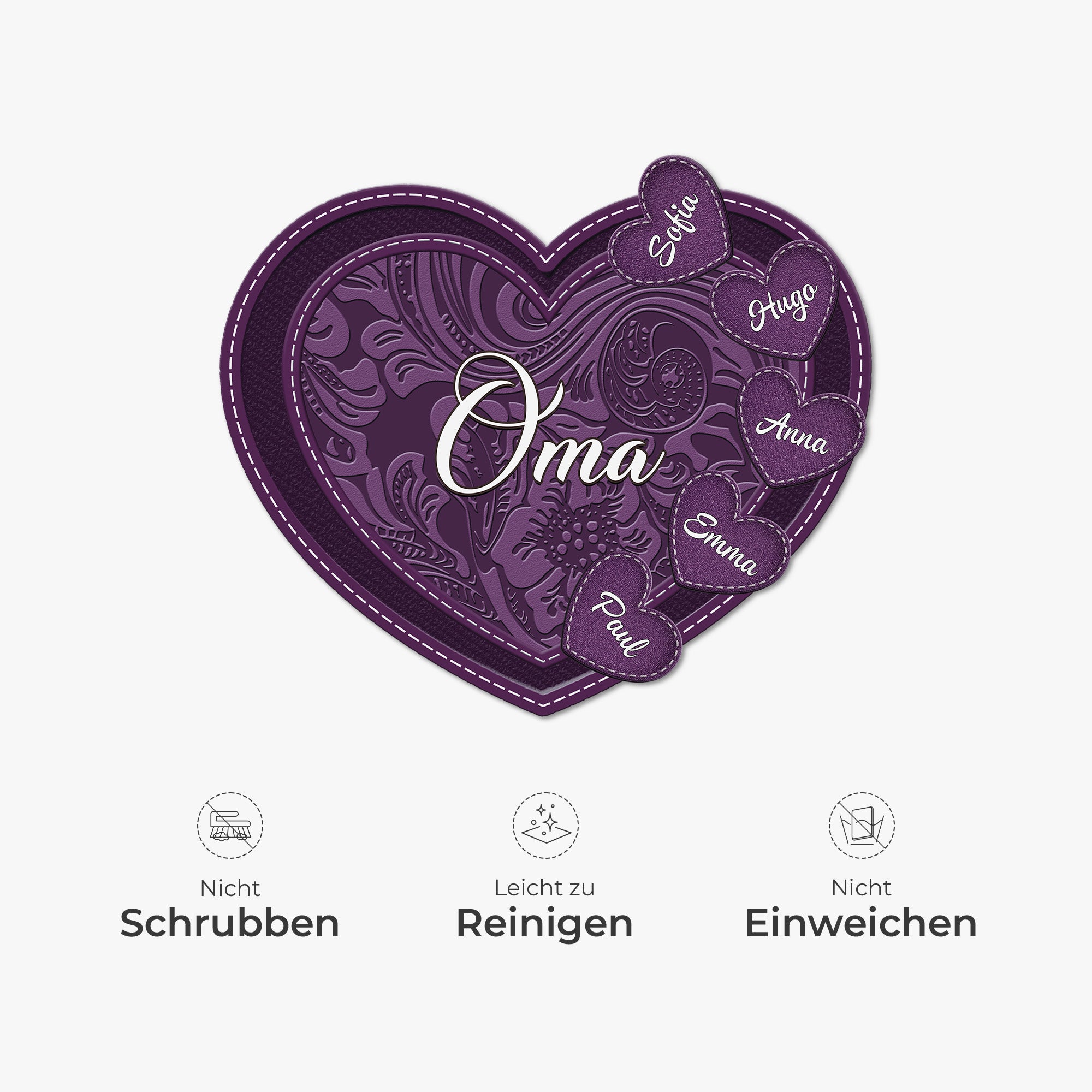 8717GE5 oma mit kindernamen personalisiertes geschenk  fussmatte oma mama unregelmassige form 8717ad3cta_be2695e2 cd43 40a0 b628 a05e82b5a5cd