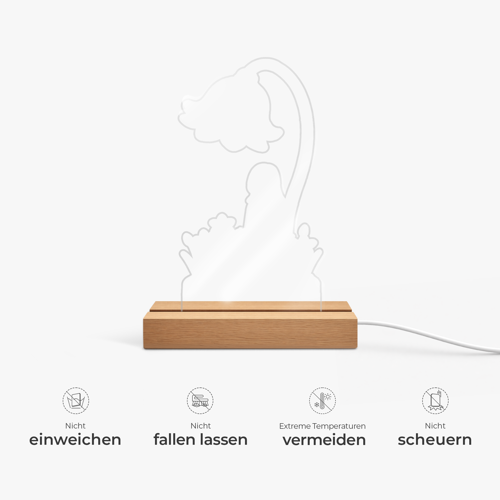 8725LGE3 3d druck effekt madchen blume personalisierte geschenke fur frauen  nachtlicht 8725lacna