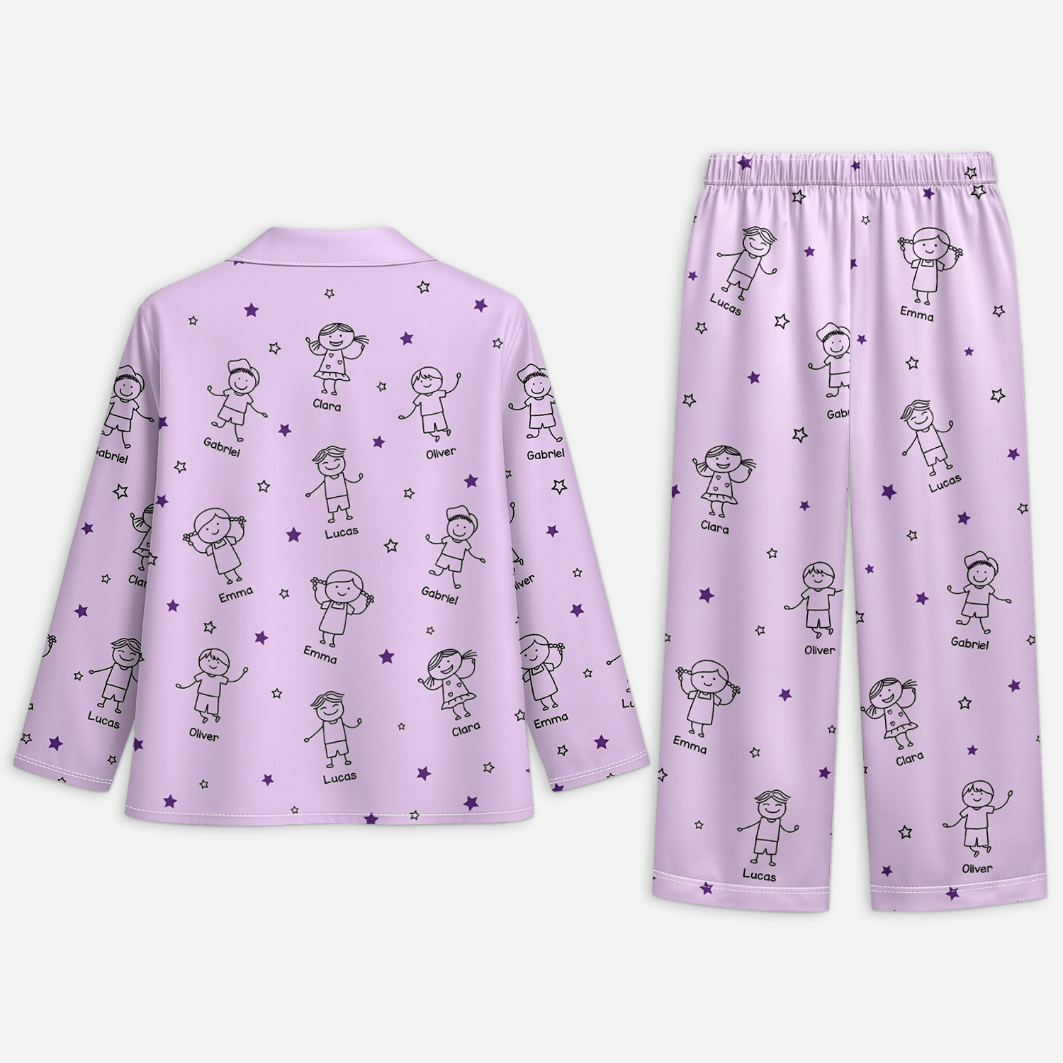 8739VGE2 diese oma gehort zu personalisiertes geschenk  schlafanzug oma opa stickmen 8739v8kma