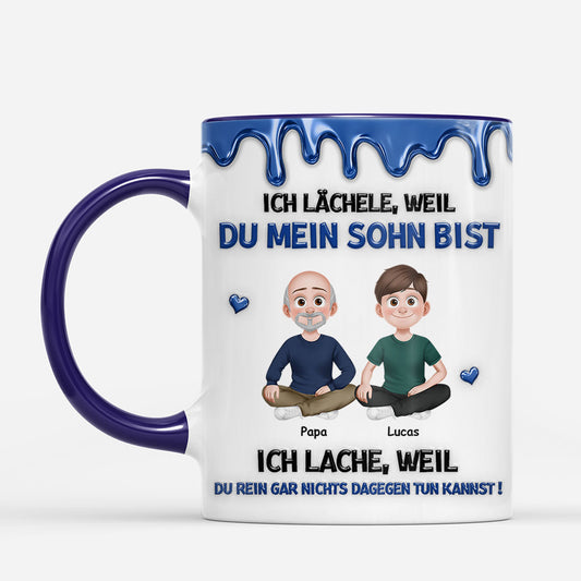 8740MGE2 3d druck effekt ich lachele weil du mein sohn bist personalisierte tasse sohn tochter blau 8740mtpla_80ba9eaf b40f 4581 a48a af7ef9925a5b
