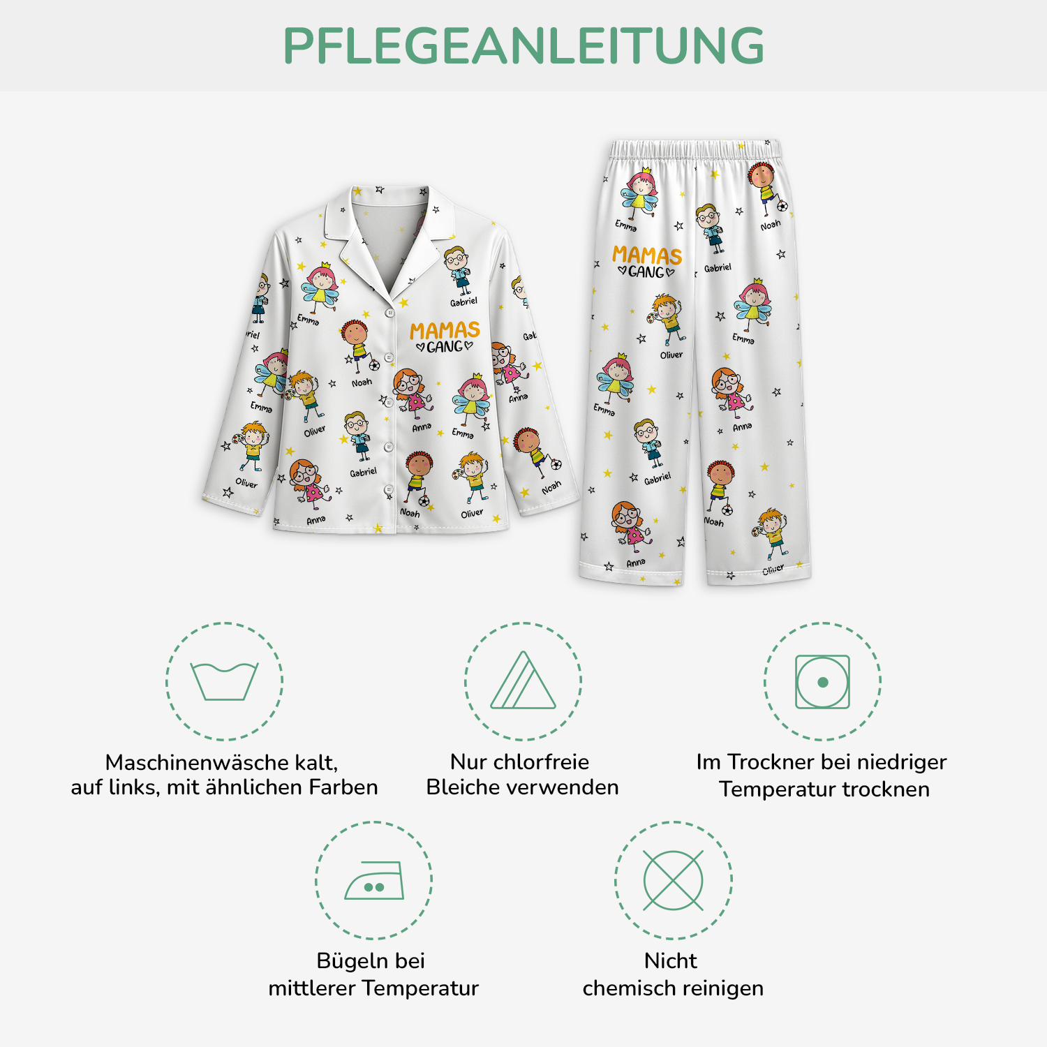 8780VGE4 dieser papa gehort zu personalisiertes geschenk  schlafanzug papa mama stickmen sterne 8780vtkaa_7560e435 eccf 4c56 bb8b 7213dbd47f6c