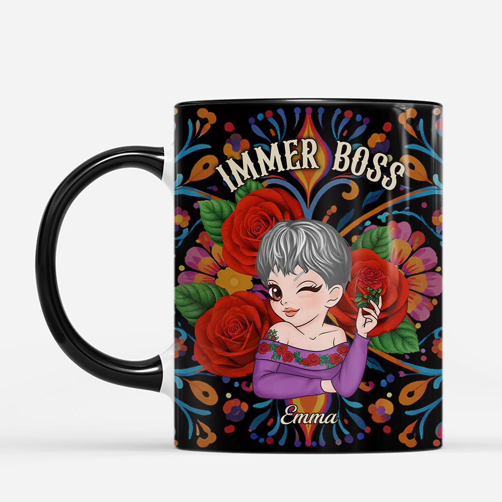 8818MGE2 immer boss manchmal zickig aber niemals dumm personalisierte geschenke fur frauen  tasse 8818mtdla_f068935d 9ddf 48ec b4ab efa9fb04352c