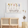 8885CGE3 omas garten hier wachst liebe personalisierte leinwand fur oma mama 8885csyoa