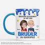 8889MGE1 herzlichen gluckwunsch du bist mein bruder personalisierte tasse bruder schwester geschiwster 8889msfzb