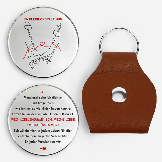 8892AGE1 mein lieblingsmensch meine liebe mein fur immer personalisierte paar geschenke  pocket hug schlusselanhanger 8892ajsdbg_6087d6b1 698e 4647 96a8 f227e0453c50