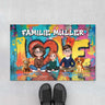 8926DGE1 liebe streetart fussmatte personalisiert familie_ 8926d3vmf_2