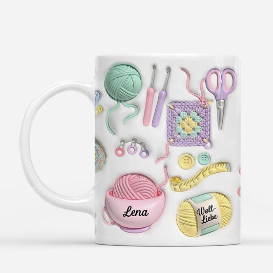 8932MGE2 3d druck effekt woll liebe personalisierte tasse fur frauen 8932m8fsa