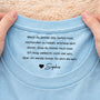8942AGe2 ich werde immer fur dich da sein weisses t shirt personalisiert nackenlabel drucken sohn tochter manner frauen 8942aa8lma
