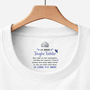 8943AGE1 an meine toughe tochter weisses t shirt personalisiert nackenlabel drucken frauen 8943aasfra