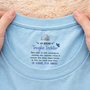 8943AGE2 an meine toughe tochter weisses t shirt personalisiert nackenlabel drucken frauen 8943aasfra