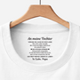 8946AGE1 an meinen sohn an meine tochter personalisiertes geschenk  weisses t shirt nackenlabel drucken manner frauen 8946aashza