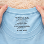 8946AGE2 an meinen sohn an meine tochter personalisiertes geschenk  weisses t shirt nackenlabel drucken manner frauen 8946aashza