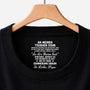8947AGE1 manchmal vergisst du wie grossartig du bist schwarzes t shirt personalisiert nackenlabel drucken sohn tochter manner frauen 8947aa6ela