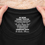 8947AGE2 manchmal vergisst du wie grossartig du bist schwarzes t shirt personalisiert nackenlabel drucken sohn tochter manner frauen 8947aa6ela