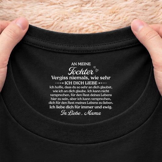 8952AGE2 ich hoffe dass du so sehr an dich glaubst schwarzes t shirt personalisiert nackenlabel drucken sohn tochter manner frauen 8952aa6ela