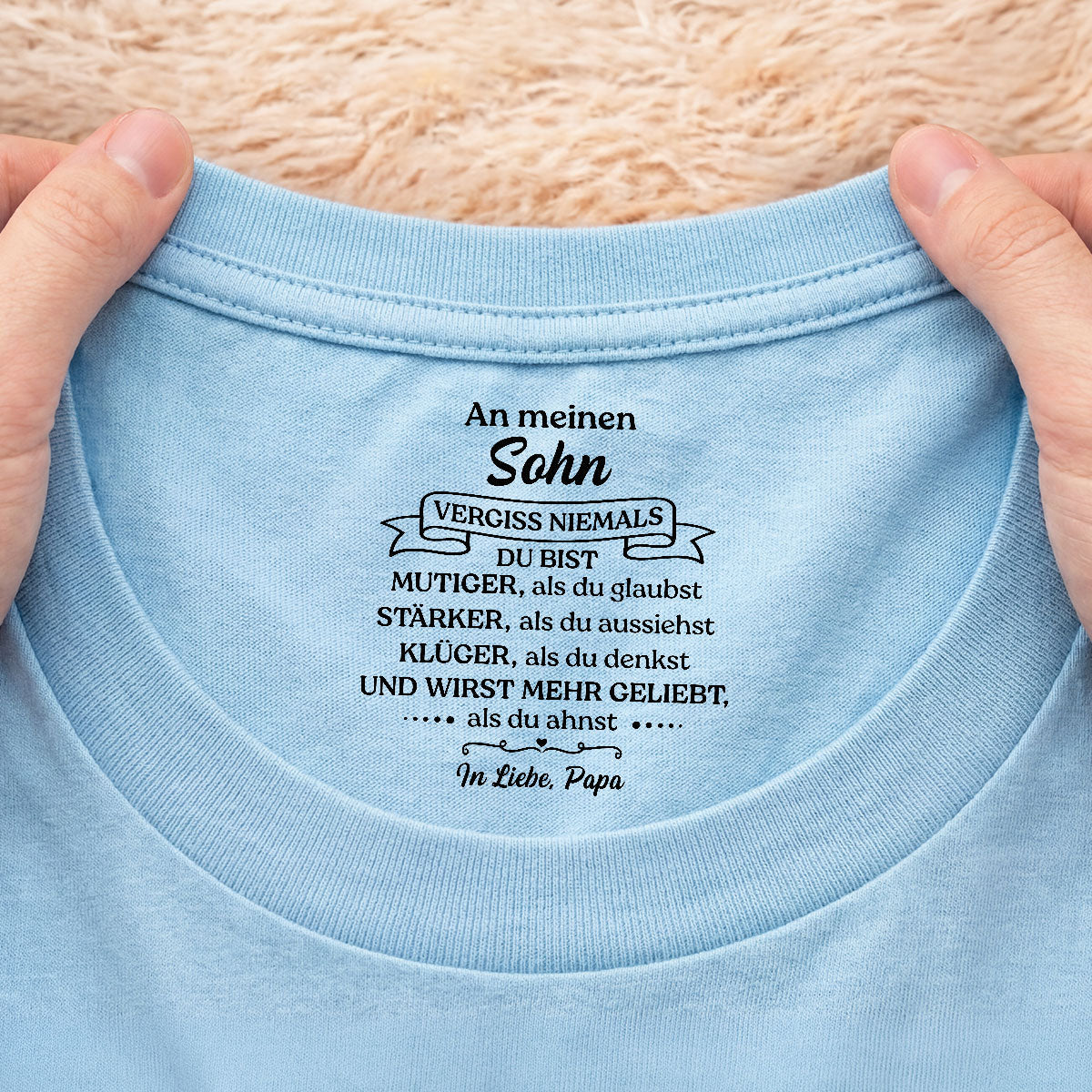 8956AGE1 du bist geliebter als du ahnst weisses t shirt personalisiert nackenlabel drucken sohn tochter manner frauen 8956aaavla_2