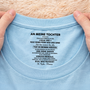 8962AGE2 ich bin immer bei dir tief in deinem herzen weisses t shirt personalisiert nackenlabel drucken sohn tochter manner frauen 8962aatebb