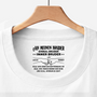 8973AGE1 einmal bruder immer bruder personalisiertes geschenk  weisses t shirt nackenlabel drucken 8973aacdbb
