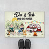 8998DGE2 du  ich und die hunde personalisierte paar geschenke  fussmatte camping 8998d3d1c
