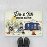 8998DGE2 du  ich und die katzen personalisierte paar geschenke  fussmatte camping 8998d3d1d