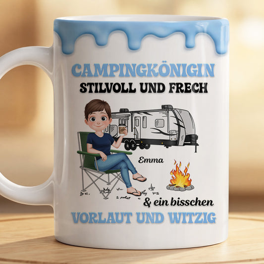 9002MGE1 3d druck effekt campingkonigin personalisierte camping tasse fur frauen 9002m3vwa_1
