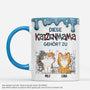 9036MGE1 3d druck effekt diese katzenmama gehort zu katzen tasse personalisiert punktchenmuster 9036mafod