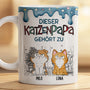 9036MGE2 3d druck effekt diese katzenmama gehort zu katzen tasse personalisiert punktchenmuster 9036mafod