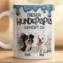 9036MGE2 3d druck effekt dieser hundepapa gehort zu personalisierte tasse hund punktchenmuster 9036mafoc