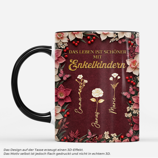 9051MGE1 3d druck effekt das leben ist schoner mit einem enkelkind opa oma tasse personalisiert blumen 9051mtena_8a0fdc6f 40a6 431a 96d1 189e61b5658f