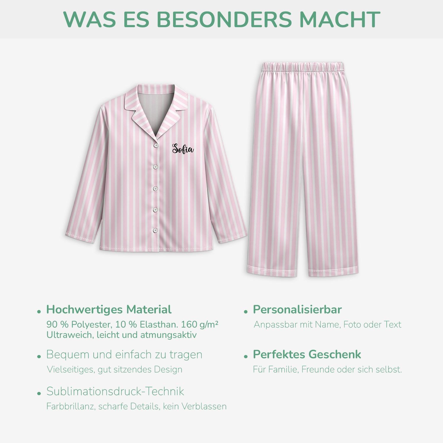 9056VGE5 name basic personalisierte schlafanzug frauen  manner 9056v6fwa