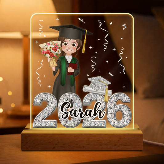 9064LGE1 abschluss personalisiertes geschenk  nachtlicht manner frauen 9064l6dwa