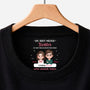 9068AGE1 unser band wird niemals reissen schwarzes t shirt personalisiert nackenlabel drucken tochter sohn schwester bruder 9068aa6fsa