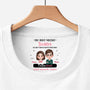 9068AGE1 unser band wird niemals reissen weisses t shirt personalisiert nackenlabel drucken tochter sohn schwester bruder 9068aa6fsa