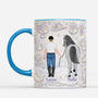 9078MGE2 3d druck effekt pferde hinterlassen hufspuren in deinem herzen personalisierte geschenke pferd  tasse 9078m8qch