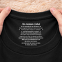 9093AGE2 ich liebe dich fur immer und ewig schwarzes t shirt personalisiert nackenlabel drucken sohn tochter 9093aa8ema