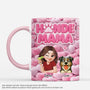 9096MGE1 3d druck effekt hundemama hundepapa personalisiertes hunde geschenk  tasse pompon 9096madwc