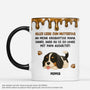 9124MGE1 3d druck effekt alles liebe zum muttertag vatertag personalisierte tasse hund braun 9124maysc