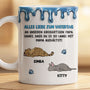 9124MGE2 3d druck effekt alles liebe zum muttertag vatertag katzen tasse personalisiert braun 9124maysd