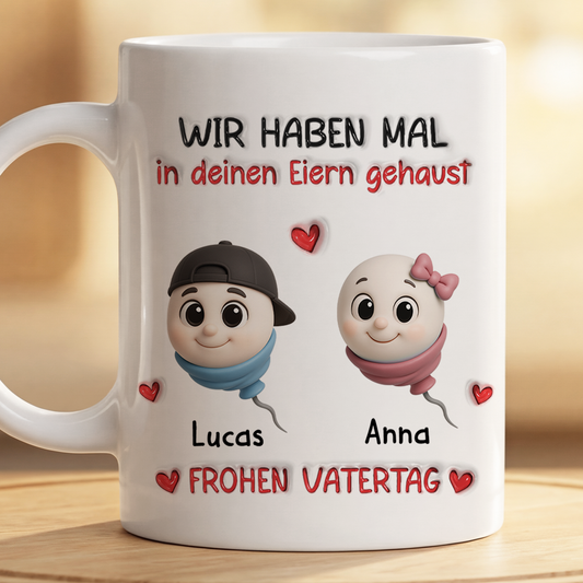 9184MGE2 3d druck effekt danke dass du uns nicht geschluckt hast muttertag vatertag mama  papa tasse personalisieren 9184mtfta