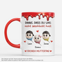 9185MGE1 3d druck effekt danke dass du uns nicht geschluckt hast muttertag vatertag mama  papa tasse personalisieren cartoon 9185mtfna
