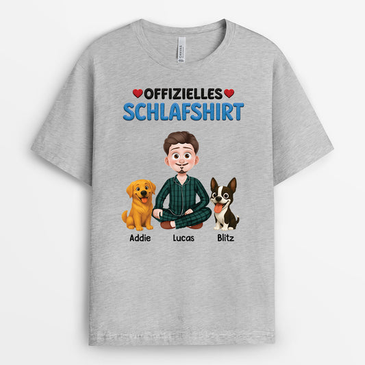 9191AGE1 offizielles schlafshirt hund personalisiertes hunde geschenk  t shirt cartoon 9191a3d5c