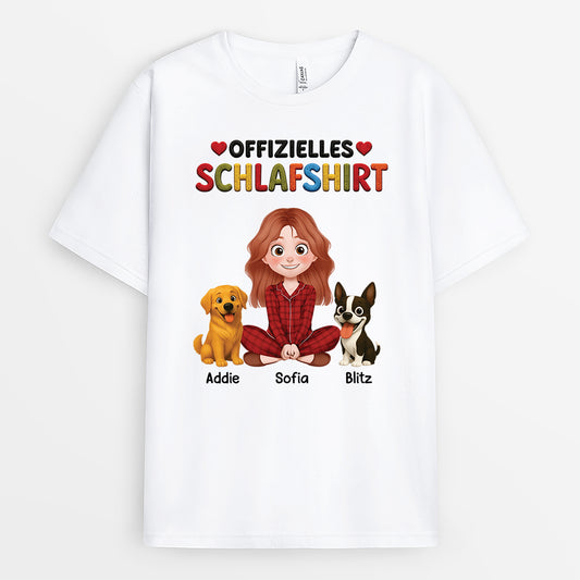 9191AGE2 offizielles schlafshirt hund personalisiertes hunde geschenk  t shirt cartoon 9191a3d5c