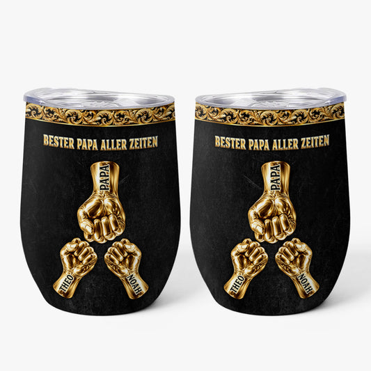 9204TGE1 3d optik bester papa aller zeiten personalisierter thermobecher 355 ml papa opa gold 9204tnqmb