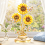 9218AGE1 3d druck effekt sonnenblumen  schmetterlinge acryl aufsteller personalisiert mama oma 9218arafpa
