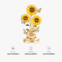 9218AGE34 3d druck effekt sonnenblumen  schmetterlinge acryl aufsteller personalisiert mama oma 9218arafpa