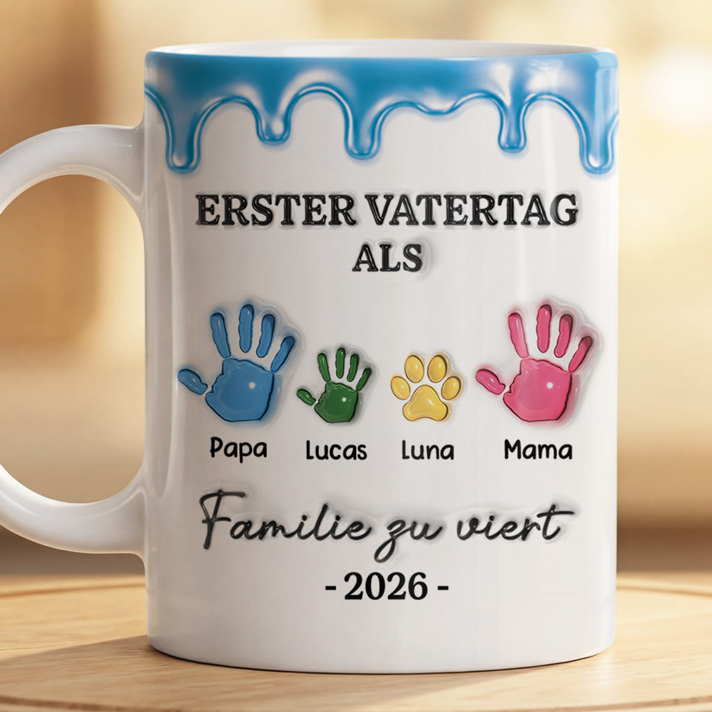9220MGE2 3d druck effekt erster muttertag vatertag katze hund mama papa tasse personaliseren drip effekt 9220m8qta