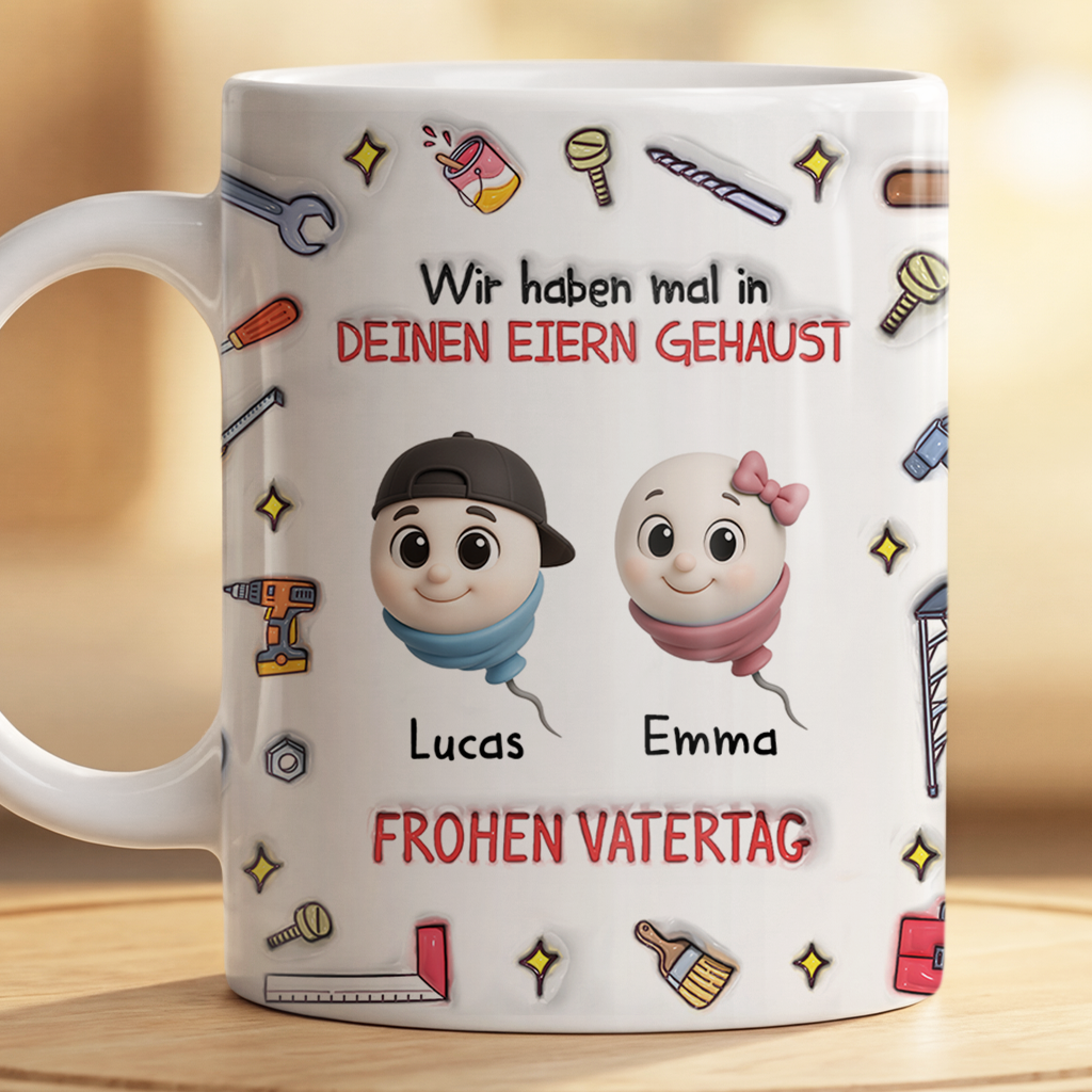 9233MGE2 3d druck effekt muttertag vatertag lustig mama papa tasse personalisieren 9233m8faa