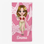 9245BGE1 name _ seesterne personalisiertes geschenk  strandtuch kinder frauen manner 9245b6dza