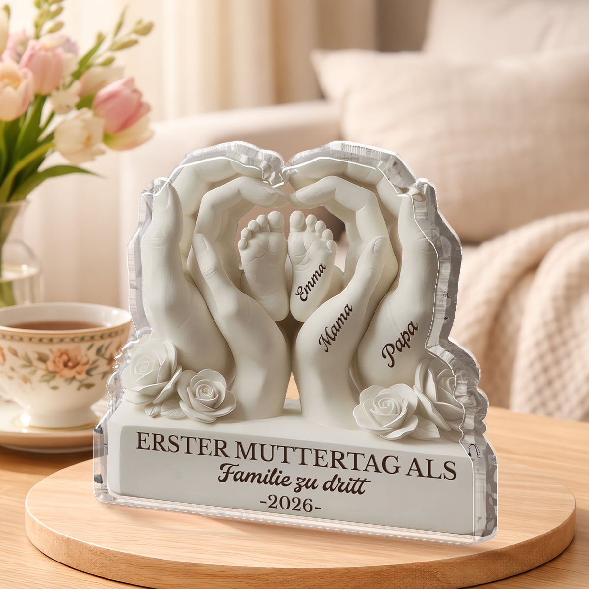 9250AGE2 3d druck effekt erster muttertag vatertag hand fussabdruck baby acryl aufsteller personalisiert mama papa 9250artekb_1e40f8c4 9fcb 4027 9a62 586abff76f96